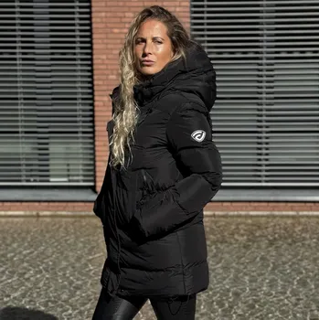 Dámský kabát Forsize Dámská dlouhá bunda No.3 LONG FITTED JACKET XS FDXWW2406BL