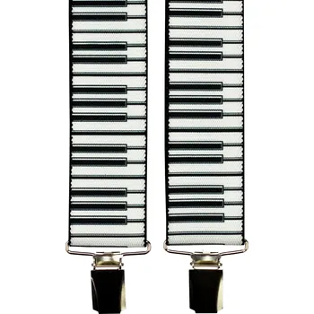 Kšandy Pánské kšandy s motivem kláves piana