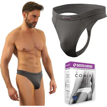 Pánské tanga Tanga pánské z mikromodalu SESTO SENSO COMIX - XL