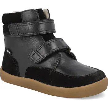 Dívčí obuv Barefoot dětské zimní boty Bundgaard - Basil Black černé Velikost: 28