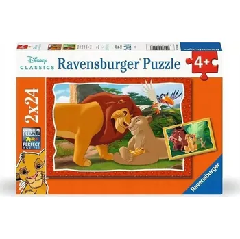 Puzzle Ravensburger Puzzle 0 dílků Puzzle 2x24 Lví král