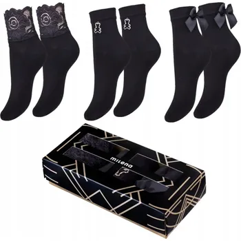 Dámské ponožky Ponožky Milena hladké, velikost 37-41