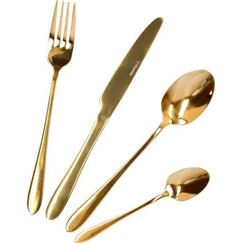Příbor Sada nerezových příborů ABELE tmavě zlatá 16 kusů 951910 Cena za 16 kusů v balení