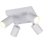 Trio Leuchten 867730431 SOKA - Stropní bodové svítidlo v bílé barvě , 4 x GU10, 20 x 20cm (Stropní čtyřbodové svítidlo s naklápěcími stínidly)