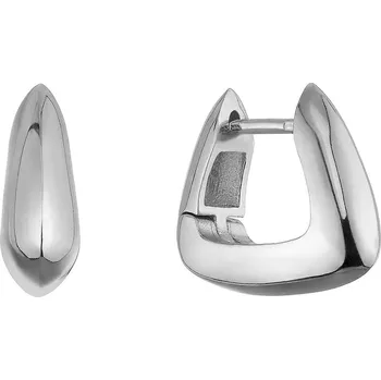 Náušnice Stříbrné masivní náušnice kruhy 61155