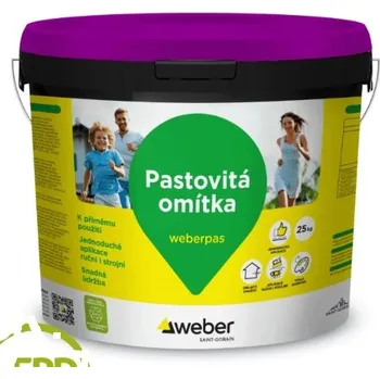 Omítka Fasádní omítka Weberpas aquaBalance zrnitá 1 mm (kg)