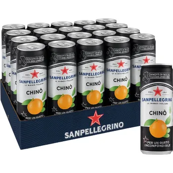 Limonáda San pellegrino Sanpellegrino perlivý nealkoholický nápoj Chinotto Chinò 24x330ml-VÝHODNÉ BALENÍ