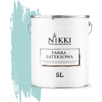 barva na zeď BARVA LATEXOVÁ NA ZEĎ, SVĚTLE TYRKYSOVÁ H1462 5L, HLUBOKÝ MAT, NA STĚNY