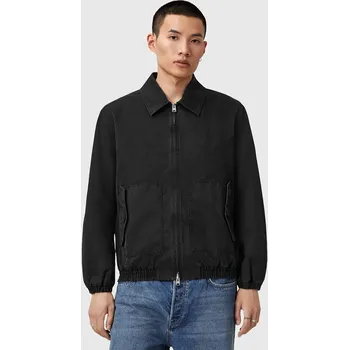 Pánská bunda Bunda AllSaints HOLMAN černá barva, přechodná, M004OD 99X, vel. XL