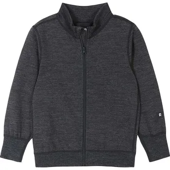 Chlapecká mikina Dětská vlněná mikina Reima Mahin 5200038A.9BYH černá 99X, vel. 128