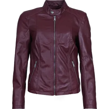 Dámská Kožená Bunda Sevior Glaxy Brixton Višňová Velikost: XL