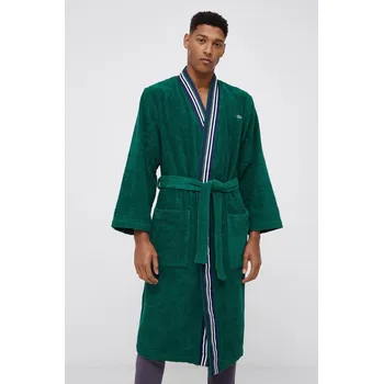 Dámský župan Župan Lacoste LCLUB zelená 77X, vel. M