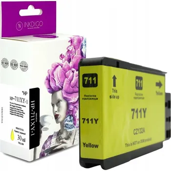Žlutá inkoustová kazeta Inkdigo pro HP