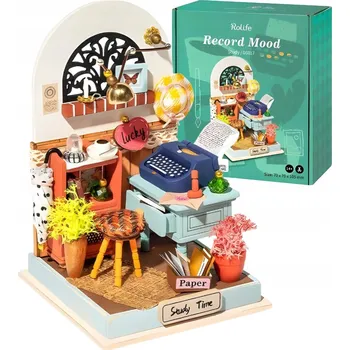 3D puzzle MINI DÍLNA MALÁ DŘEVĚNÁ MODEL SKLÁDACÍ 3D