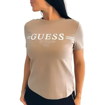Dámské tričko Dámské tričko GUESS BIBIA V5BI15 hnědá S