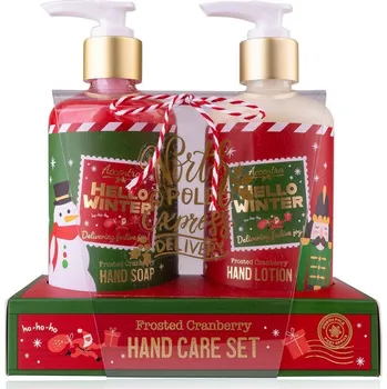 Mýdlo SET péče o ruce HELLO WINTER v dárkové krabičce s pumpičkou NOVINKA ACCENTRA