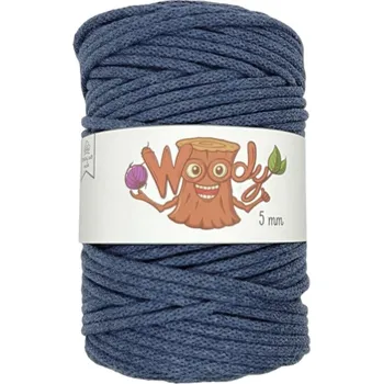 Příze Woody 5 mm/50 metrů - Tmavý Jeans