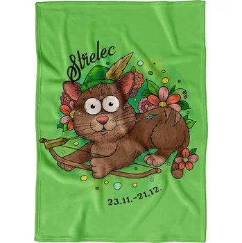 deka Deka 200 x 140 cm Kočičí znamení - Střelec