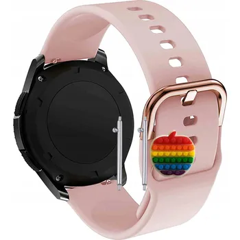 Pouzdro na mobilní telefon Pásek Řemínek pro Manta Kelly SWU301PK, silikon, růžové poutko, nastavitelný