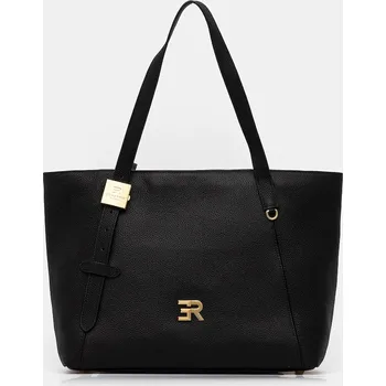 Kabelka Kožená kabelka Ermanno Firenze 12401946 černá 99X, vel. ONE SIZE