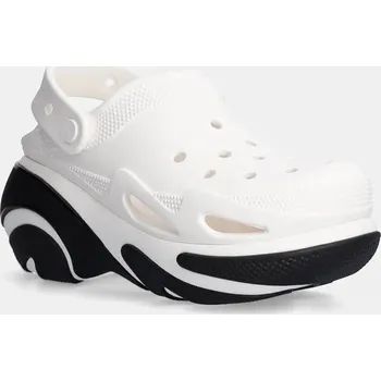 Dámské pantofle Pantofle Crocs Bubble Crush Clog dámské, bílá barva, na platformě, 210061 210061.100 00X, EUR 39/40