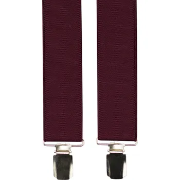 Kšandy Bordó pánské široké kšandy