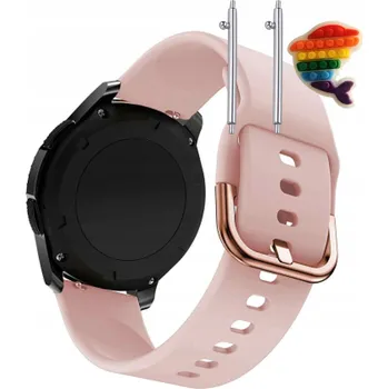 Pouzdro na mobilní telefon Pásek Řemínek pro chytré hodinky Garett Classy, Silikon Růžový Poutko, nastavitelný