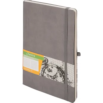 Šedý Notes Notes A5 s linkami (kostkovaný) ŠKOLNÍ KANCELÁŘSKÝ Nejlepší kancelářský zápisník