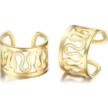 Náušnice Prosperk Náušnice nasazovací vlnky Barva: Stříbrná