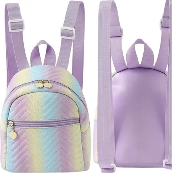 Školní batoh DĚTSKÝ BATOH BATŮŽEK TAŠKA DUHOVÁ přes rameno Letní duha zip