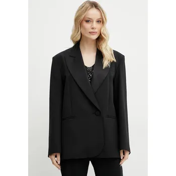 Dámské sako Blazer s příměsí vlny Weekend Max Mara 2515041071600 černá 99X, vel. 42
