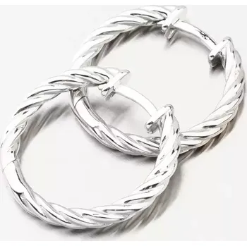 Náušnice Dámské náušnice kruhy 20 mm DZF4326-B