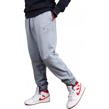 Nike pánské tepláky Nike sportovní tepláky do posilovny joggery bavlněné modré velikost L