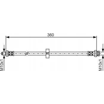 Brzdová hadice Bosch 1 987 481 002 Flexibilní brzdová hadice