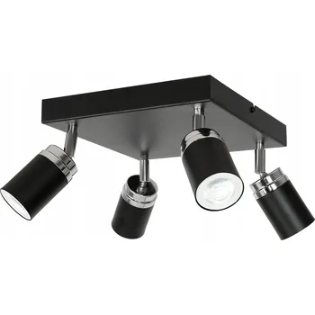 Bodové svítidlo Luminex 5148 bodové svítidlo Reno černo/chromové 4