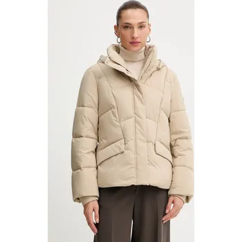 Dámská bunda Bunda BOSS Pepule5 béžová barva, zimní, 50546845 80X, vel. 34