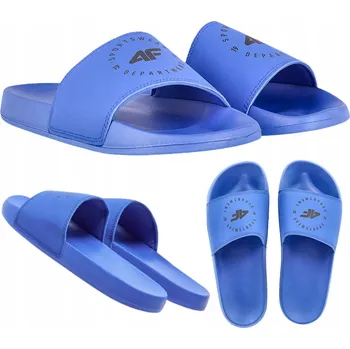 Pánské pantofle Pánské pantofle 4F modré gumové velikost 44