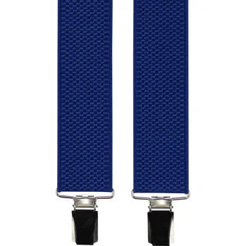 Kšandy Královsky modré pánské široké kšandy