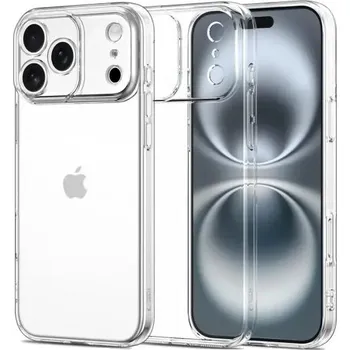 Silikonový kryt pro iPhone 17 Pro - Transparentní