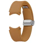 Hybridní řemínek z eko kůže se sponou Samsung / vel. M/L / hnědá