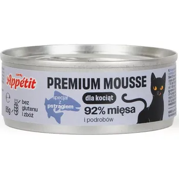 Krmivo pro kočku Comfy Appetit Premium Mousse Kitten Pstruh 85g