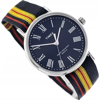 Hodinky DÁMSKÉ HODINKY TIMEX TW2U47300LG S ŘEMÍNKEM A PODSVÍCENÍM INDIGLO