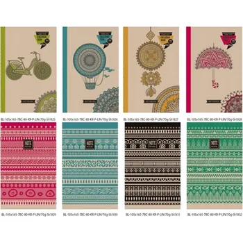 Zápisník A6 Fresh, vícebarevný