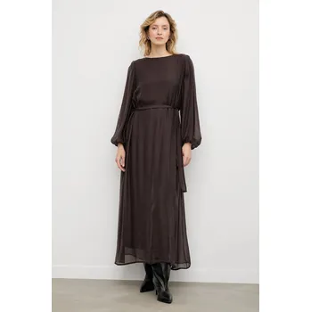 Dámské šaty Šaty Answear.LAB 1195.iak hnědá 88X, vel. M