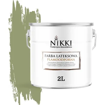 barva na zeď Barva NIKKI odolná vůči skvrnám zelená 2 l H2231 matná