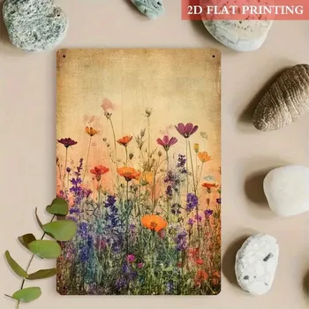 Plechová cedule BAF Plechová cedule Rozkvetlá louka 30 x 20 cm