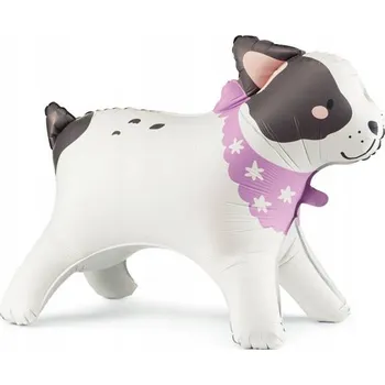 Balónek Fóliový balónek stojící Pes Buldok Štěně Zvířátko Narozeninová oslava
