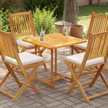 Konferenční stolek vidaXL Stolní deska masivní teakové dřevo 70 x 70 x 2,5 cm [48989]