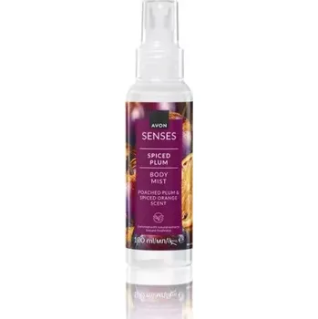 Tělový sprej Tělový sprej Senses s vůní švestky, koření a pomeranče - 100 ml