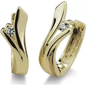 Náušnice Dámské náušnice přírodní diamant 0.060 ct G/SI DF1795Z